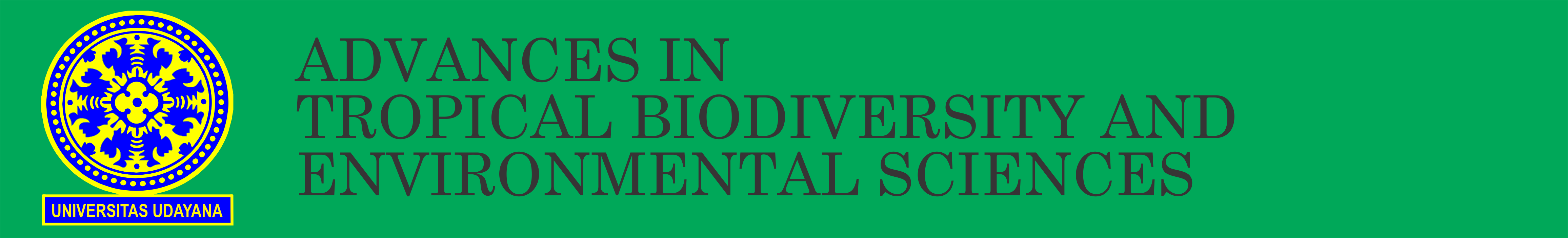 Header ATBES - Advances in Tropical Biodiversity and Environmental Sciences